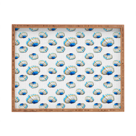 Madart Inc. Sea of Whimsy Sea Scallop Pattern Rectangular Tray