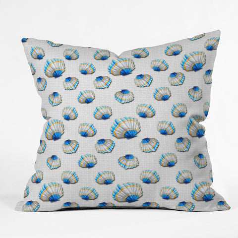 Madart Inc. Sea of Whimsy Sea Scallop Pattern Throw Pillow