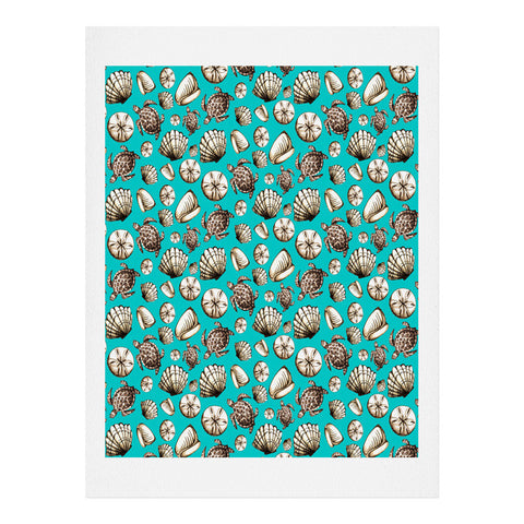 Madart Inc. Sea of Whimsy Sea Shell Pattern Art Print