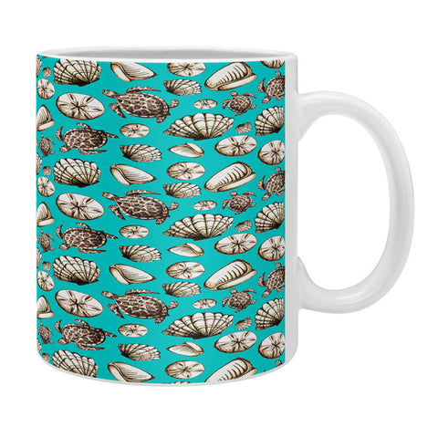 Madart Inc. Sea of Whimsy Sea Shell Pattern Coffee Mug