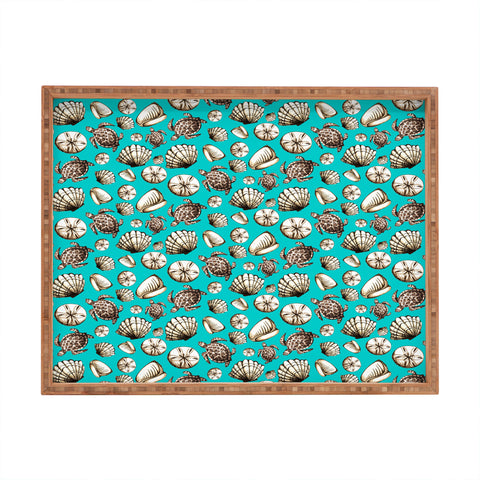Madart Inc. Sea of Whimsy Sea Shell Pattern Rectangular Tray