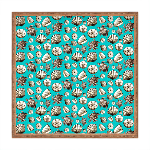 Madart Inc. Sea of Whimsy Sea Shell Pattern Square Tray