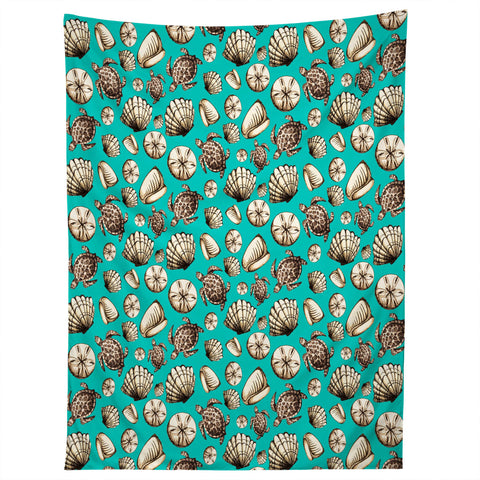 Madart Inc. Sea of Whimsy Sea Shell Pattern Tapestry