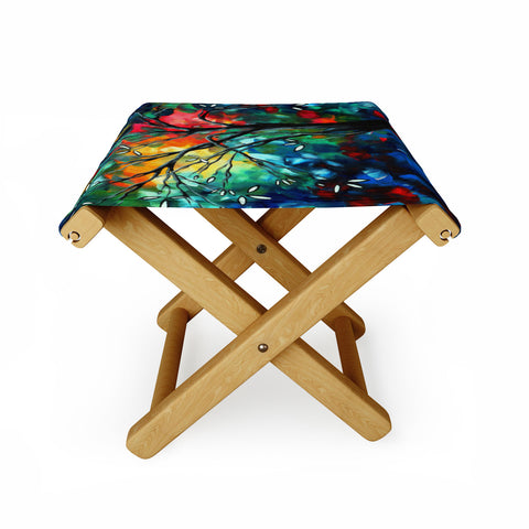 Madart Inc. Spring Blossoms Folding Stool