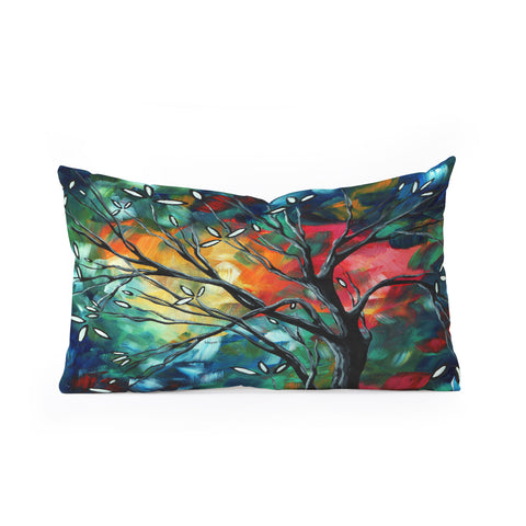 Madart Inc. Spring Blossoms Oblong Throw Pillow