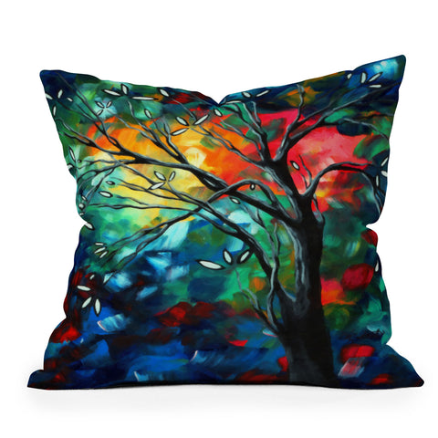 Madart Inc. Spring Blossoms Throw Pillow