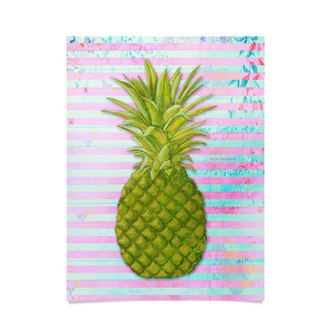 Madart Inc. Striped Pineapple Poster