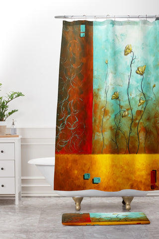 Madart Inc. Subtle Changes Shower Curtain And Mat