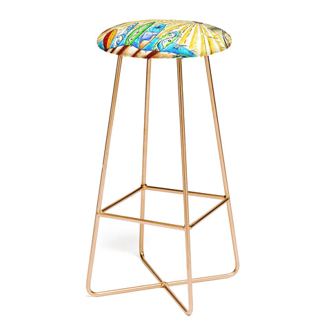 Madart Inc. Summer Break Bar Stool