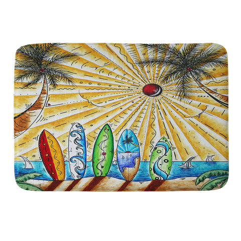 Madart Inc. Summer Break Memory Foam Bath Mat
