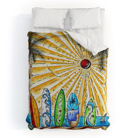 Madart Inc. Summer Break Duvet Cover