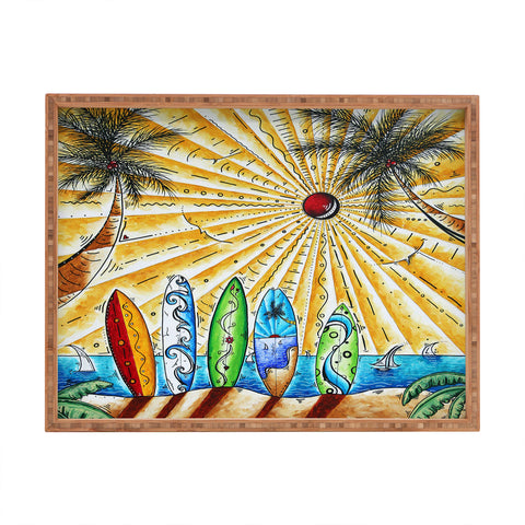 Madart Inc. Summer Break Rectangular Tray