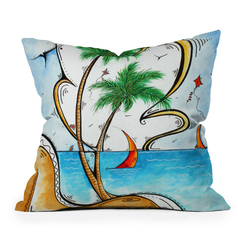 Madart Inc. Summer Daze Throw Pillow