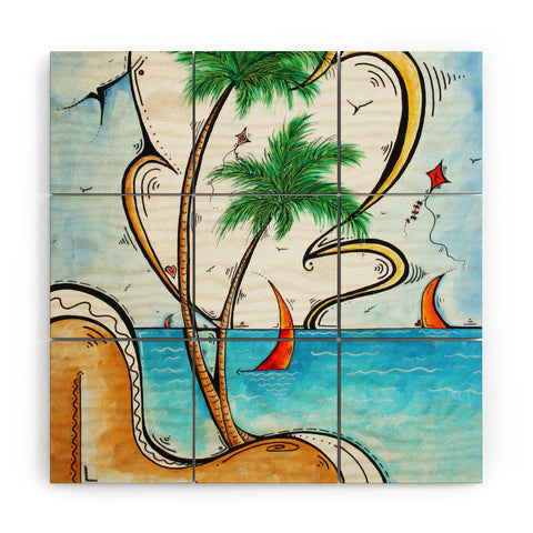 Madart Inc. Summer Daze Wood Wall Mural
