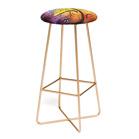 Madart Inc. Sweet Blossom Bar Stool