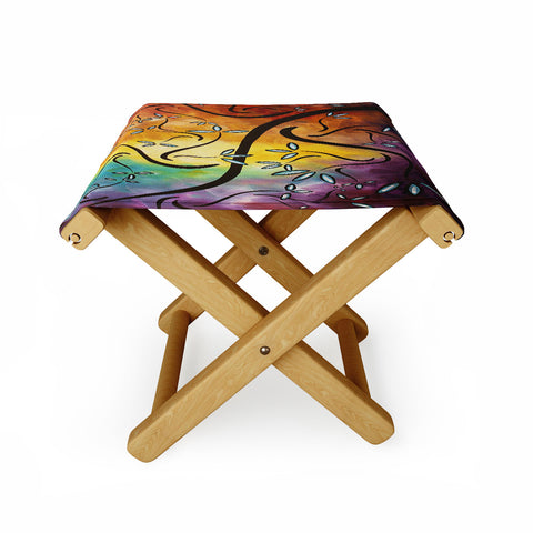 Madart Inc. Sweet Blossom Folding Stool