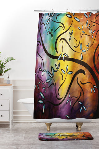 Madart Inc. Sweet Blossom Shower Curtain And Mat