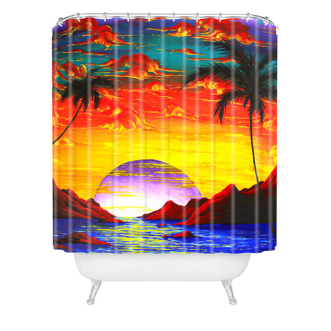 Madart Inc. The Birth Of Eden Shower Curtain