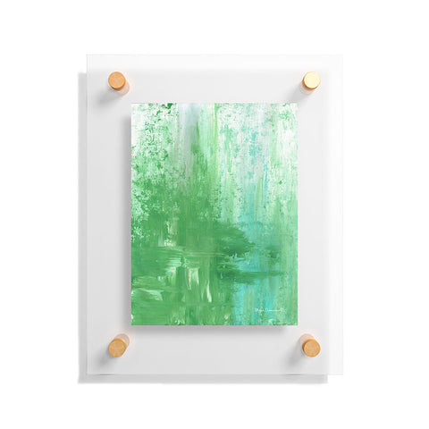 Madart Inc. The Fire Within Minty Floating Acrylic Print
