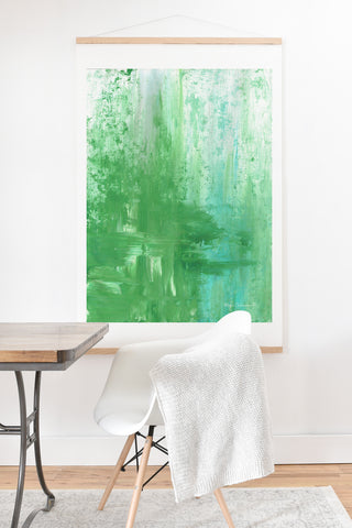 Madart Inc. The Fire Within Minty Art Print And Hanger