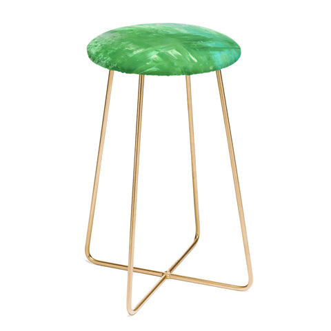 Madart Inc. The Fire Within Minty Counter Stool