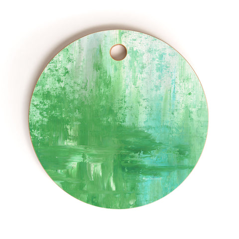 Madart Inc. The Fire Within Minty Cutting Board Round