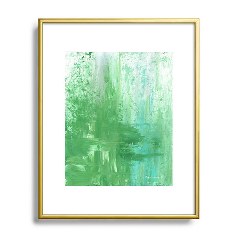 Madart Inc. The Fire Within Minty Metal Framed Art Print