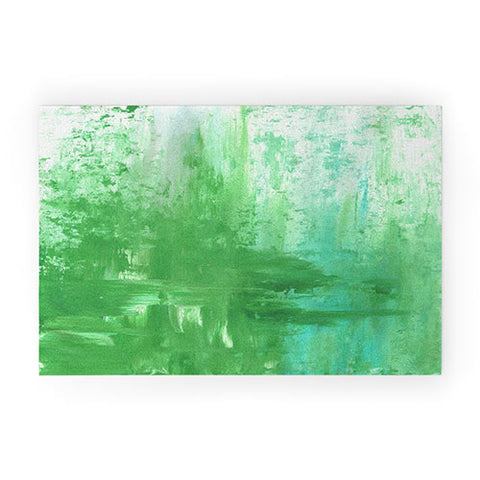 Madart Inc. The Fire Within Minty Welcome Mat