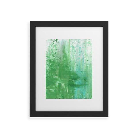 Madart Inc. The Fire Within Minty Framed Art Print
