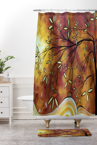 Madart Inc. The Wishing Tree Shower Curtain And Mat