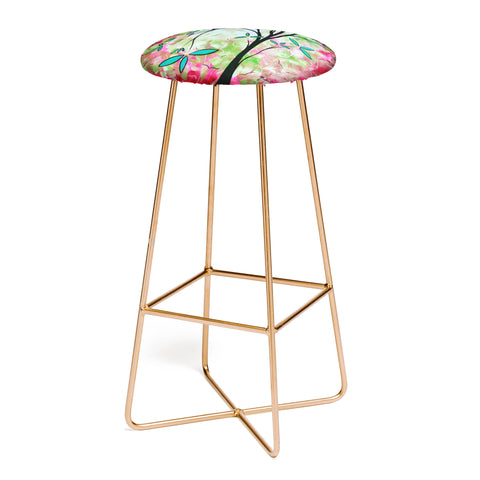 Madart Inc. Through The Looking Glass Bar Stool