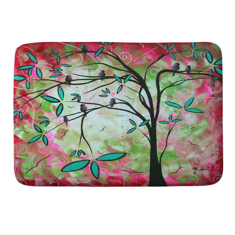 Madart Inc. Through The Looking Glass Memory Foam Bath Mat