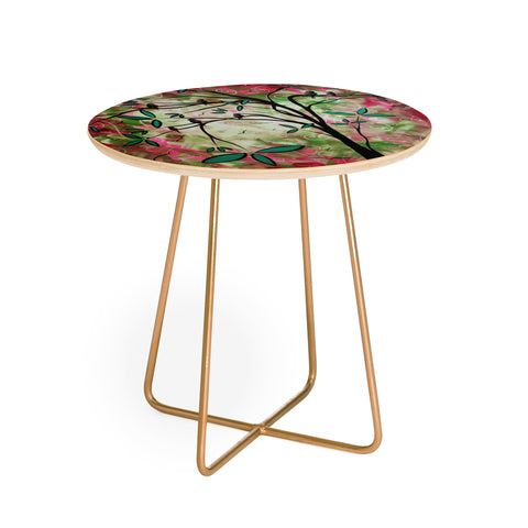 Madart Inc. Through The Looking Glass Round Side Table