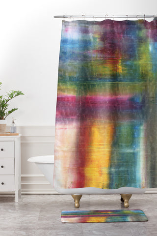 Madart Inc. Through the Rain Shower Curtain And Mat