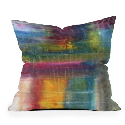 Madart Inc. Through the Rain Throw Pillow