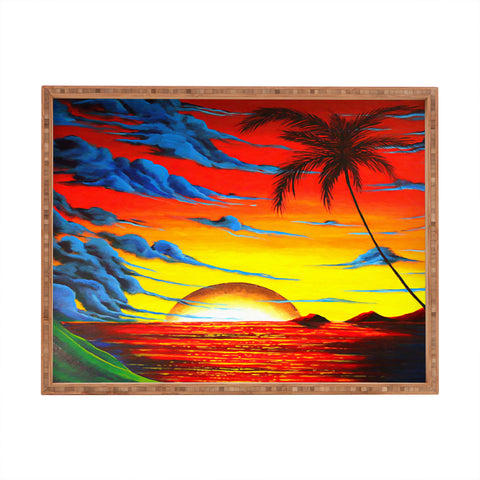 Madart Inc. Tropical Bliss Rectangular Tray
