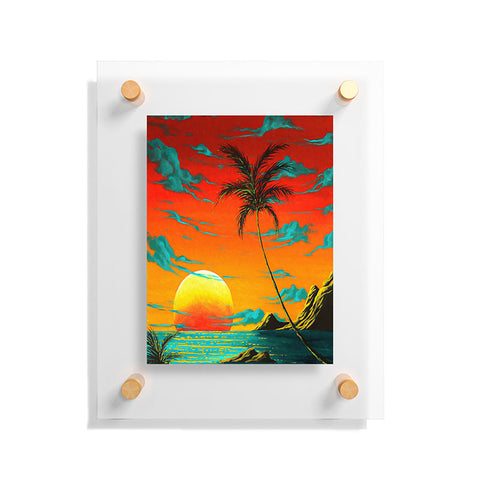 Madart Inc. Tropical Burn Floating Acrylic Print