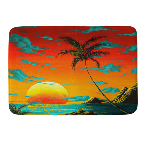 Madart Inc. Tropical Burn Memory Foam Bath Mat