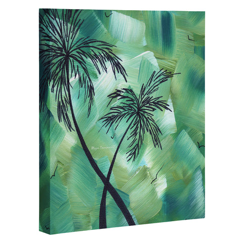 Madart Inc. Tropical Dance Palms Art Canvas