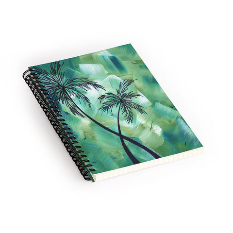 Madart Inc. Tropical Dance Palms Spiral Notebook