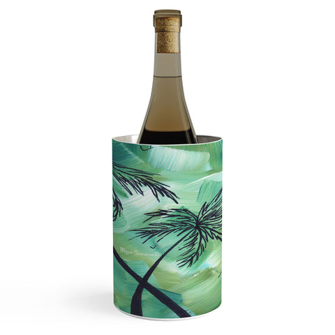 Madart Inc. Tropical Dance Palms Wine Chiller