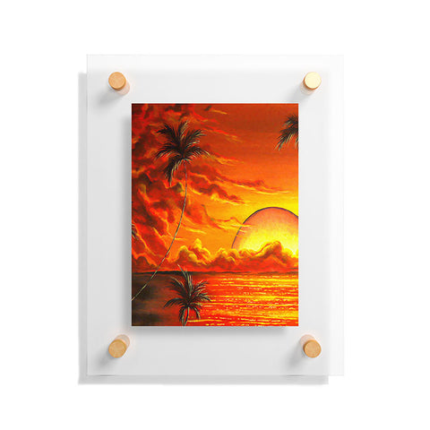 Madart Inc. Tropical Energy Floating Acrylic Print