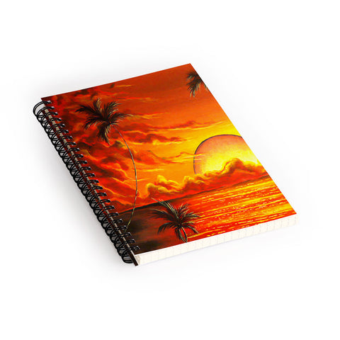 Madart Inc. Tropical Energy Spiral Notebook