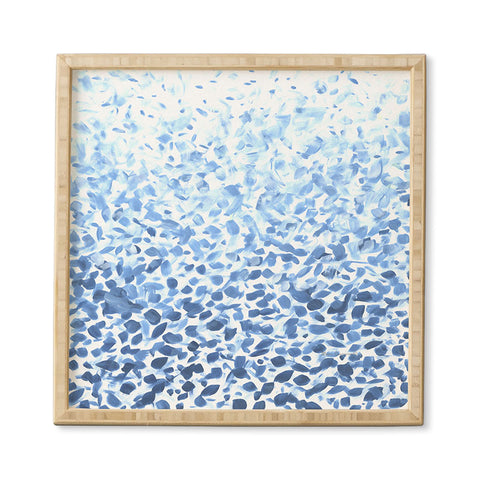 Madart Inc. Tropical Fusion 14 Abstract Blues Framed Wall Art