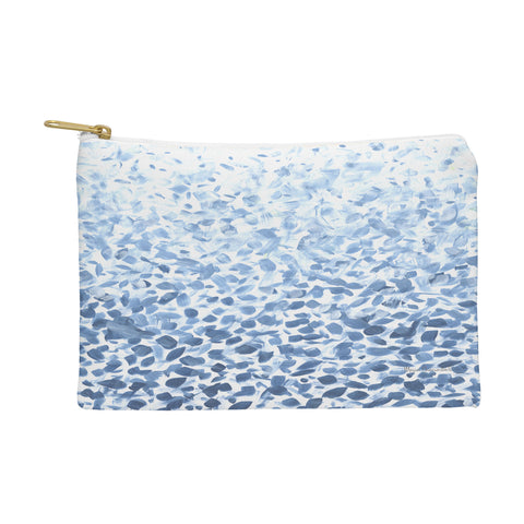 Madart Inc. Tropical Fusion 14 Abstract Blues Pouch