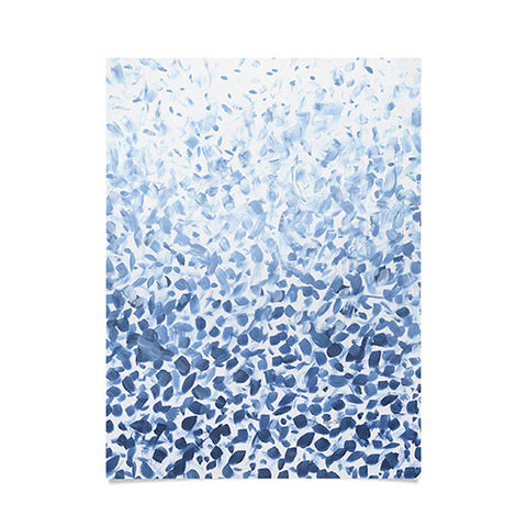 Madart Inc. Tropical Fusion 14 Abstract Blues Poster