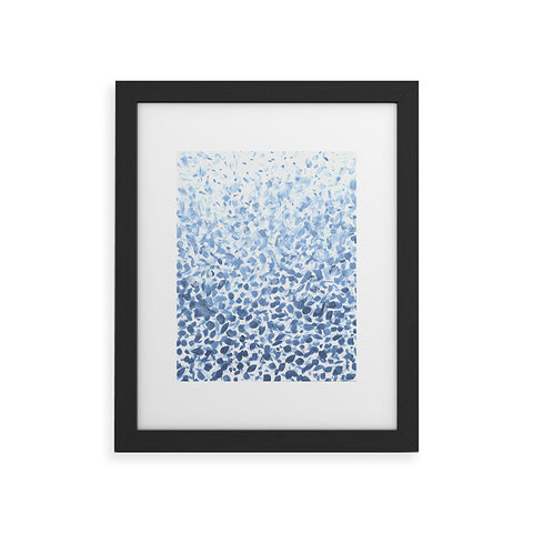 Madart Inc. Tropical Fusion 14 Abstract Blues Framed Art Print