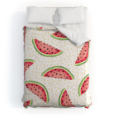 Madart Inc. Tropical Fusion 18 Watermelon Comforter