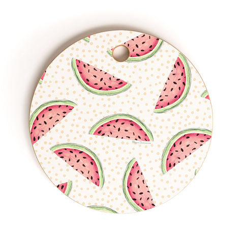 Madart Inc. Tropical Fusion 18 Watermelon Cutting Board Round
