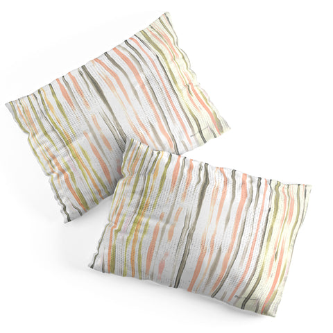 Madart Inc. Tropical Fusion 4 Stripes Pillow Shams